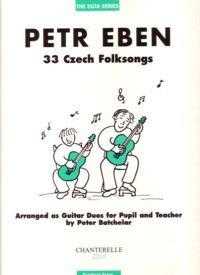 EBEN: 33 Czech Folksongs (Batchelar) SET available at Guitar Notes.