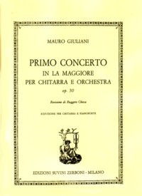 Concerto no.1 in A, op.30(Chiesa) [GPR] available at Guitar Notes.