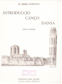 Introduccio, Canco, Dansa available at Guitar Notes.