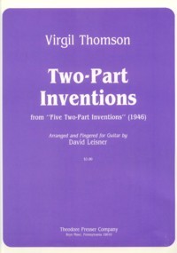 Two-Part Inventions (Leisner) available at Guitar Notes.