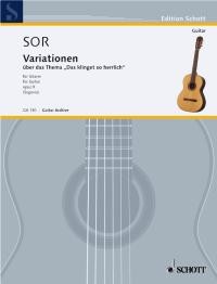 Variations on a theme of Mozart, op.9(Segovia) available at Guitar Notes.