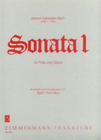 Sonata I, BWV1033(Thomatos) available at Guitar Notes.