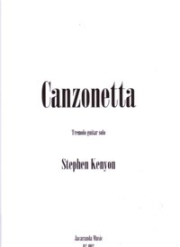 Canzonetta, tremolo available at Guitar Notes.