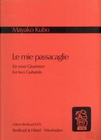 Le mie passacaglie available at Guitar Notes.