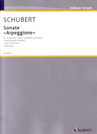 Arpeggione Sonata(Ragossnig) [score] available at Guitar Notes.