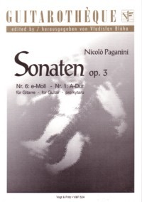 Two Sonatas, op.3(Blaha) available at Guitar Notes.