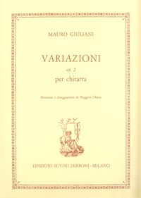 Variazioni, op.2(Chiesa) available at Guitar Notes.