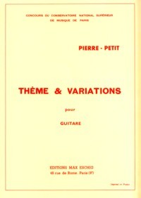 Theme et variations (Ghirardi) available at Guitar Notes.