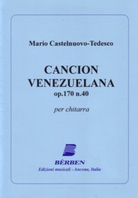 Cancion Venezolana, op.170/40 available at Guitar Notes.