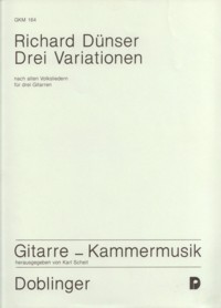 Drei Variationen available at Guitar Notes.
