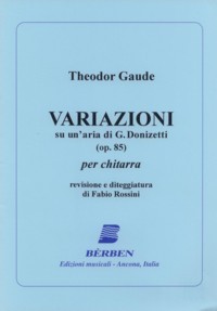 Variazioni, op.85 (Rossini) available at Guitar Notes.
