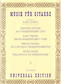 Easy Pieces from Shakespeare's Time, Vol.2 available at Guitar Notes.