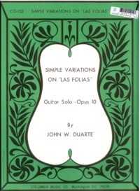 Simple variations on Las Folias, op.10 available at Guitar Notes.