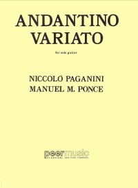 Andantino variato on a theme of Paganini available at Guitar Notes.