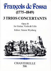 3 Trios Concertantes, op.18 [Vn/Vc/Gtr] available at Guitar Notes.