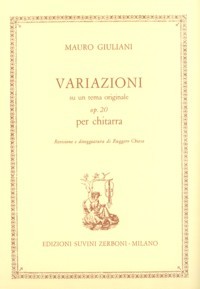 Variazioni, op.20(Chiesa) available at Guitar Notes.