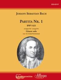 Partita no.1 BWV825 (Reichenbach) available at Guitar Notes.