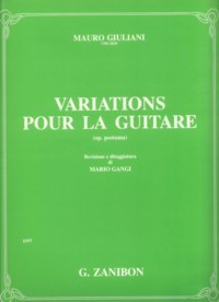 Variations, op.posth.(Gangi) available at Guitar Notes.