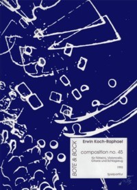 Composition no.45 [Fl/Vc/Perc/Gtr] available at Guitar Notes.
