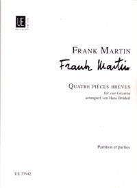 Quatre Pieces Breves (Bruderl) available at Guitar Notes.