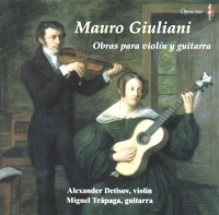 Giuliani: works for violin & guitar [CD] available at Guitar Notes.
