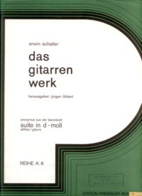 Suite in d-min (Schaller) [TR] available at Guitar Notes.