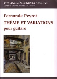 Theme et variations (Gilardino/Biscaldi) available at Guitar Notes.