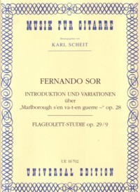 Variations on Marlborough, op.28 (Scheit) available at Guitar Notes.