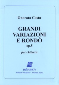 Grandi variazioni e Rondo, op.5 (Agostinelli) available at Guitar Notes.