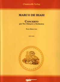 Concerto for Three Guitars & Orchestra available at Guitar Notes.