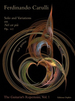 Solo and Variations on Nel cor pi, Op. 107 available at Guitar Notes.