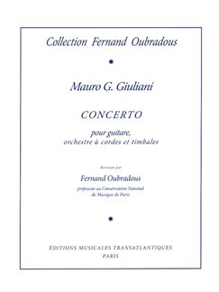 Concerto in A op.30 (Oubradous) available at Guitar Notes.