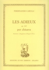 Les Adieux, op.249(Chiesa) available at Guitar Notes.