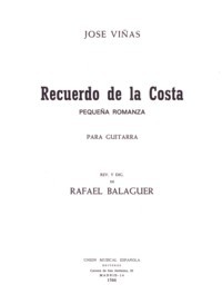 Recuerdo de la Costa(Balaguer) available at Guitar Notes.
