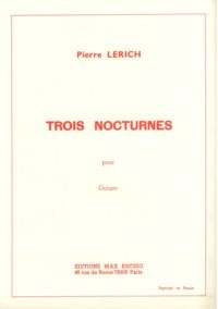 Trois Nocturnes available at Guitar Notes.