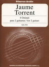 4 Ostinati, op.40 available at Guitar Notes.