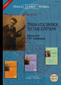 Guitar Works - Thematic Index available at Guitar Notes.