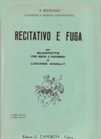 Recitativo e Fuga [Vn/Va/Vc/Gtr] available at Guitar Notes.