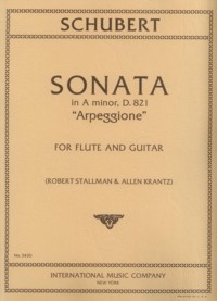 Arpeggione Sonata, D821(Kranz/Stallman) available at Guitar Notes.