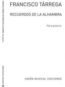 Recuerdos de la Alhambra product illustration