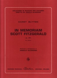 In Memorian Scott Fitzgerald, op.60b product illustration