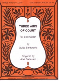 Three Airs of Court available at Guitar Notes.