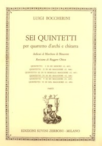 Quintet no.3 in Bb, G447 [score] available at Guitar Notes.