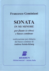 Sonata in e-minor(Sciola-Konig)  product illustration