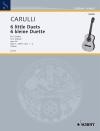 6 Little Duets op.34, Book 1: no.1-3 available at Guitar Notes.