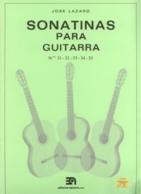 Sonatinas para guitarra: Nos.31-35 product illustration