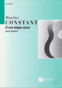 D'une elegie slave available at Guitar Notes.