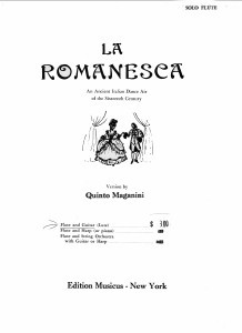 La Romanesca available at Guitar Notes.