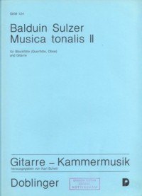 Musica tonalis II [TR] (Scheit) available at Guitar Notes.