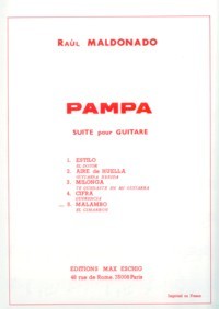 Pampa Suite no.3: Milonga available at Guitar Notes.